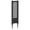 vidaXL Trellis med spik Antracit 43 x 6 x 165 cm PP