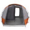 vidaXL Biltält 2 personer grå och orange vattentätt