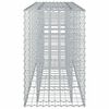 vidaXL Gabion upph&ouml;jd s&auml;ng Silver 170 x 50 x 80 cm Galvaniserat St&aring;l