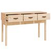 vidaXL Konsolbord 114x40x75 cm massiv furu