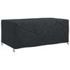 vidaXL M&ouml;bel&ouml;verdrag Enf&auml;rgad Svart 240 x 110 x 70 cm 210D