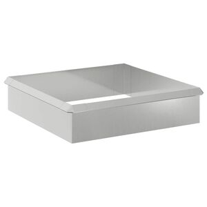 vidaXL Snigelstaket 8 st 100 x 3,5 x 25 cm Galvaniserat St&aring;l Silver