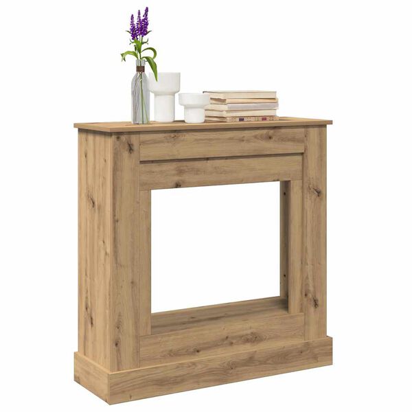 vidaXL Spiselkrans artisan ek 90x30x90 cm konstruerat trä