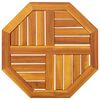 vidaXL Bordsskiva 50x50x2 cm &aring;ttakantig massivt akaciatr&auml;