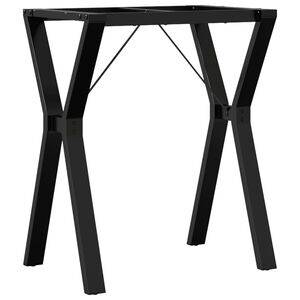 vidaXL Bordsben f&ouml;r matbord Y-ram 60x40x73 cm st&aring;l