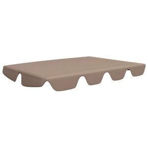 vidaXL Reservtak f&ouml;r hammock taupe 188/168x145/110 cm