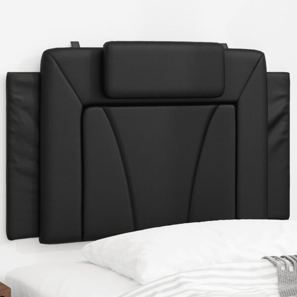 vidaXL Headboard Cushion "Viana" Black 80 cm Faux Leather