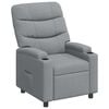 vidaXL Reclinerf&aring;t&ouml;lj Ljusgr&aring; 75 x 93 x 102 cm Tyg