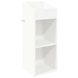 vidaXL Skivsk&aring;p Vit 36 x 36 x 95,5 cm Konstruerat tr&auml;