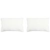 vidaXL Kudde 2 st 70 x 90 cm Bambufiber Vit