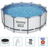 Bestway Pool Steel Pro MAX rund med tillbeh&ouml;r 366x122 cm