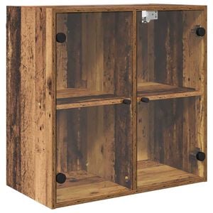 vidaXL V&auml;ggsk&aring;p 68 x 37 x 68,5 cm Konstruerat tr&auml; Gammalt tr&auml;