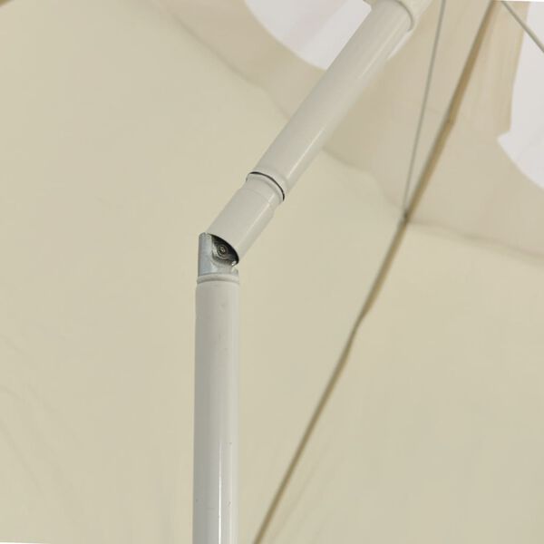 vidaXL Strandparasoll sandgul 300 cm