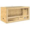 vidaXL Terrarium Brun 100 x 50 x 100 cm OSB