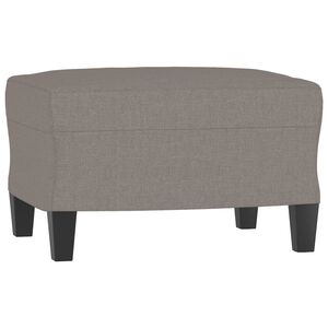 vidaXL Fotpall Taupe 60x50x41 cm tyg