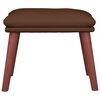 vidaXL Fotpall brun 45x29,5x35 cm konstl&auml;der