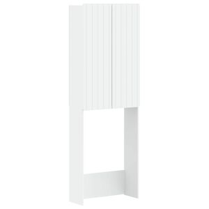 vidaXL Toalett sk&aring;p ZWOLLE Vit 66 x 25,5 x 190 cm Konstruerat tr&auml;