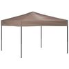 vidaXL Hopf&auml;llbart partyt&auml;lt taupe 3x3 m