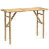 vidaXL Konsolbord 115x39x75 cm bambu