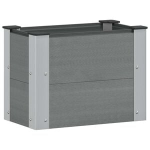 vidaXL Upph&ouml;jd odlingsl&aring;da Gr&aring; 50 x 30 x 36 cm