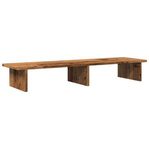 vidaXL Sk&auml;rmst&auml;ll &aring;ldrat tr&auml; 100x27x15 cm konstruerat tr&auml;