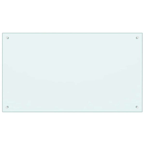 vidaXL St&auml;nkskydd mj&ouml;lkf&auml;rgad 100x60 cm h&auml;rdat glas