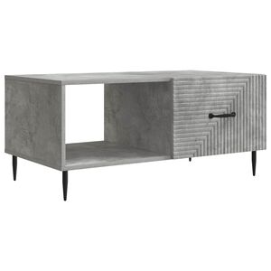 vidaXL Kaffeebord Betonggr&aring; 90 x 50 x 40 cm Konstruerat tr&auml;