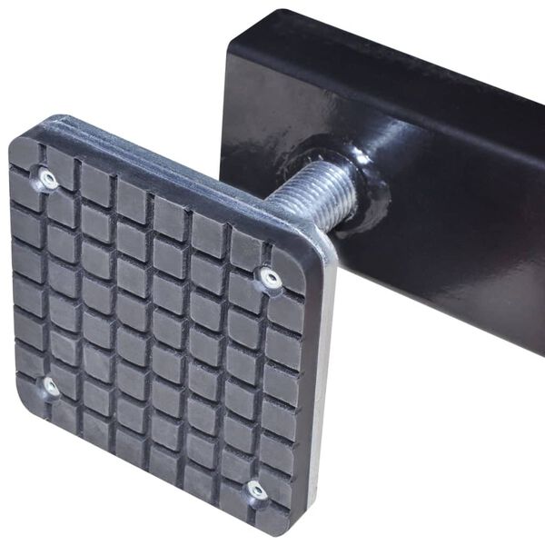 vidaXL Tvärbalksadapter 2 ton röd