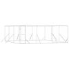vidaXL Hundg&aring;rd f&ouml;r utomhusbruk silver 6x6x2 m galvaniserat st&aring;l