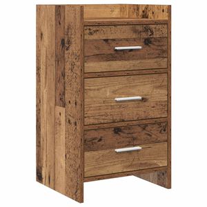 vidaXL S&auml;ngbord Gammalt tr&auml; 40 x 36 x 70 cm Konstruerat tr&auml;