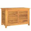 vidaXL Tr&auml;dg&aring;rdsl&aring;da med p&aring;se 90x50x58 cm massiv teak