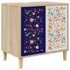vidaXL Badrumssk&aring;p MAINZ Sonoma-ek 60 x 40 x 60 cm Konstruerat tr&auml;