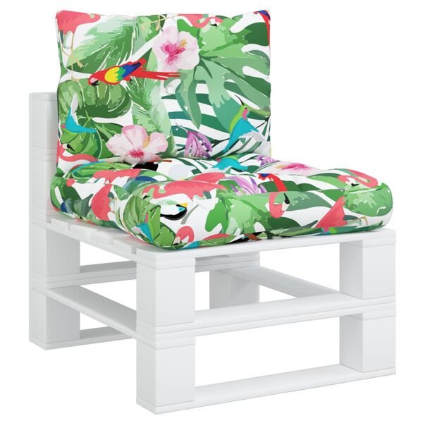 vidaXL Dynor till pallsoffa 2 st flerfärgade Oxford-tyg