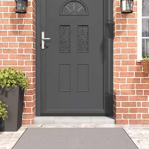 vidaXL Sj&auml;lvh&auml;ftande d&ouml;rrborstlist 12 pcs Svart 100 cm