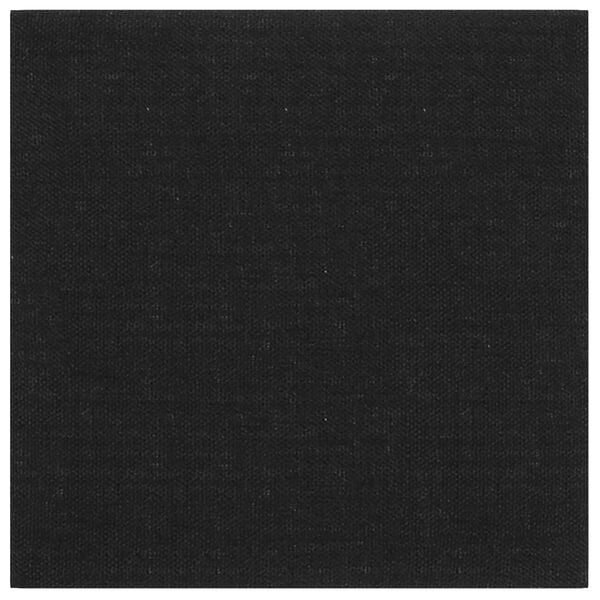 vidaXL V&auml;ggs&auml;nggavel 12 pcs Svart 30 x 30 cm tyg