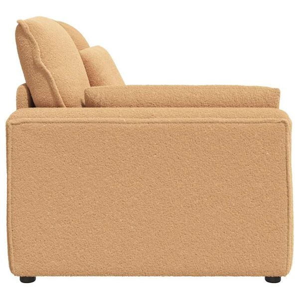 vidaXL Modul&auml;r soffa armst&ouml;ds&auml;ndmodul med dynor beige 100 cm