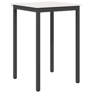 vidaXL Barbord Vit 70 x 70 x 105 cm Massiv furu