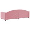 vidaXL Dagb&auml;dd rosa 80x200 cm sammet