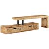 vidaXL TV-b&auml;nk (118-200) x 30x40 cm massivt tr&auml; mango