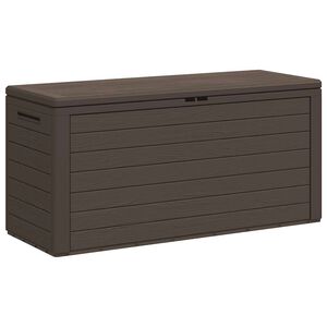 vidaXL Dynbox brun 116x44x55 cm