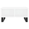 vidaXL Soffbord vit 60x60x30 cm konstruerat tr&auml;