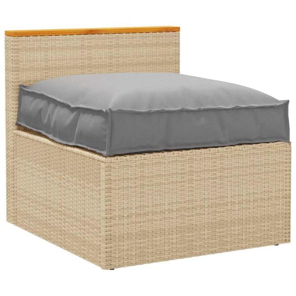 vidaXL Kudde Gr&aring; 70 x 70 x 12 cm Oxford Tyg