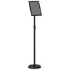 vidaXL M&auml;ssmontrar Svart 25 x 25 x 125 cm Aluminium