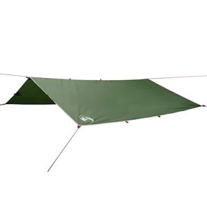 vidaXL Tarp gr&ouml;n 360x294 cm vattent&auml;t