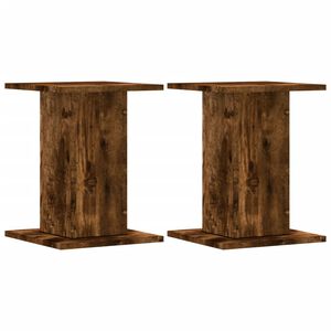 vidaXL H&ouml;gtalarst&auml;ll 2 st r&ouml;kf&auml;rgad ek 30x30x40 cm konstruerat tr&auml;