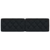 vidaXL Headboard Cushion Black 180 cm Fabric