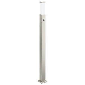 vidaXL Pollare med sensor 110 cm rostfritt st&aring;l IP44