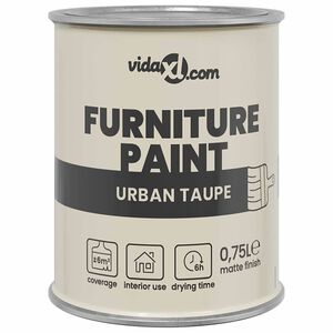 vidaXL M&ouml;belf&auml;rg Brun 0,75 L