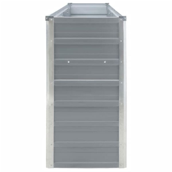 vidaXL Upph&ouml;jd odlingsl&aring;da 320x40x77 cm galvaniserat st&aring;l gr&aring;