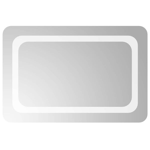 vidaXL Badrumsspegel LED 60x40 cm